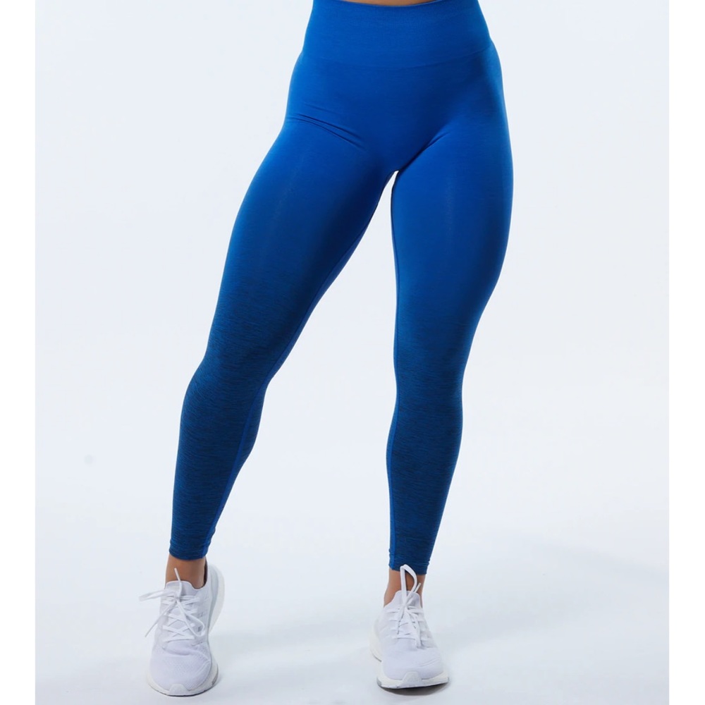 ALPHALETE woman’s ombre aplify seamless scrunch leggings NEW
